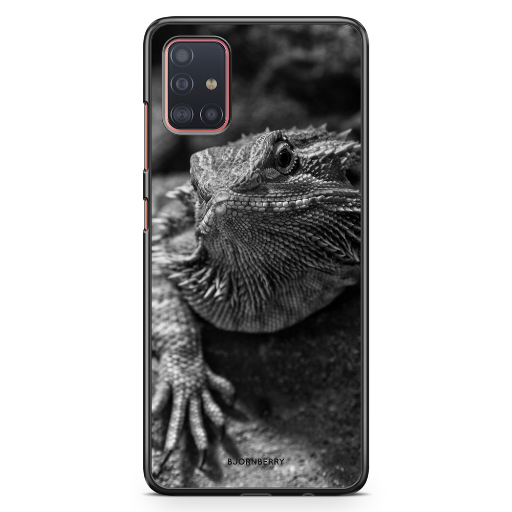 Samsung Galaxy A51 Case - Black/White Lizard