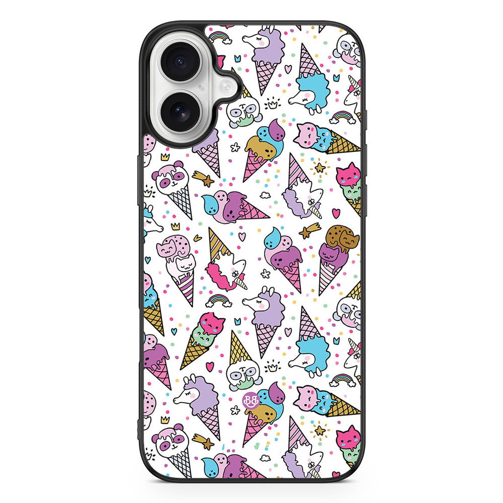 iPhone 16 Plus Case - Unicorn Ice Creams