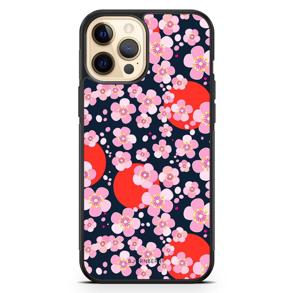 iPhone 12 Pro Max Case - Japanese Flowers