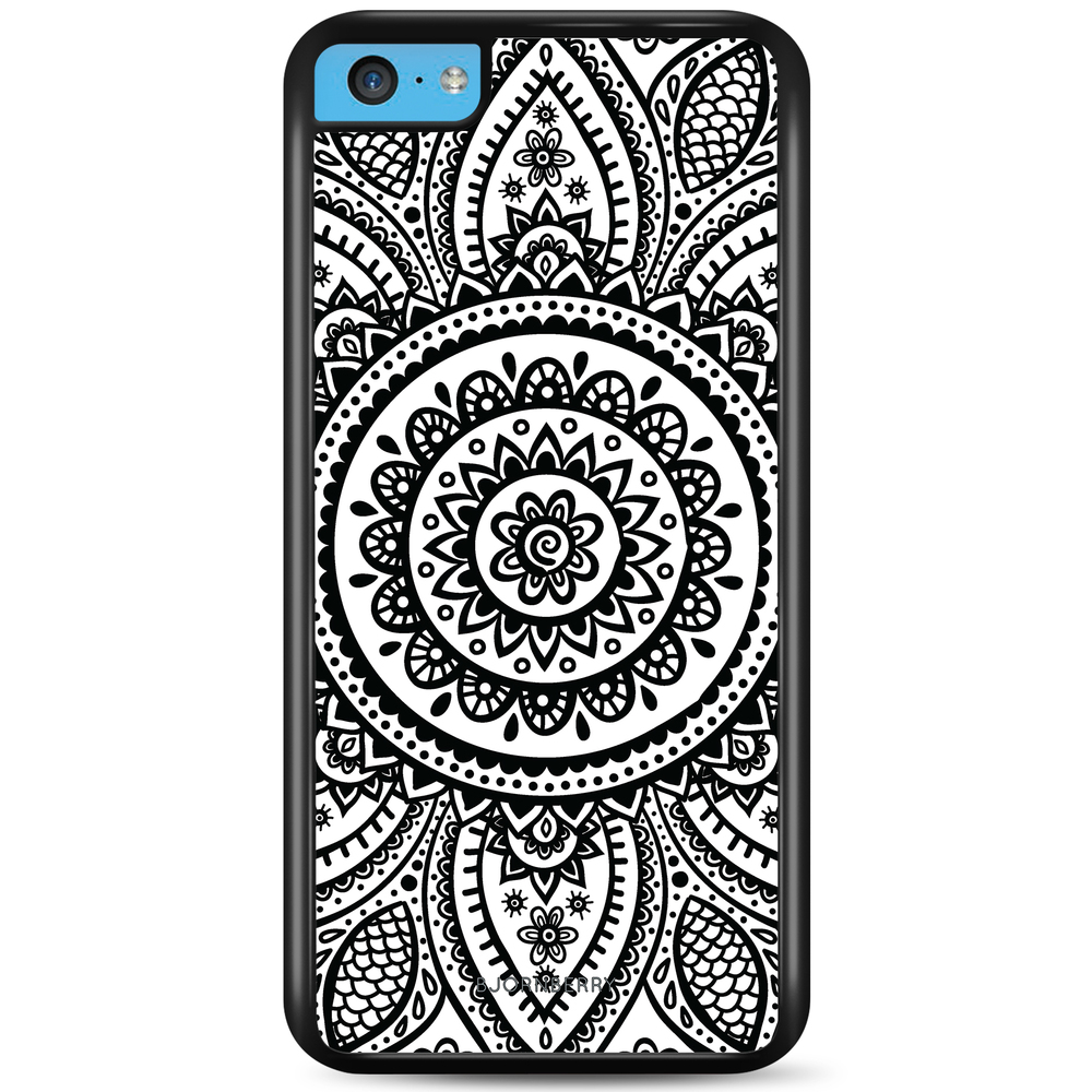 iPhone 5C Case - Henna Mandala