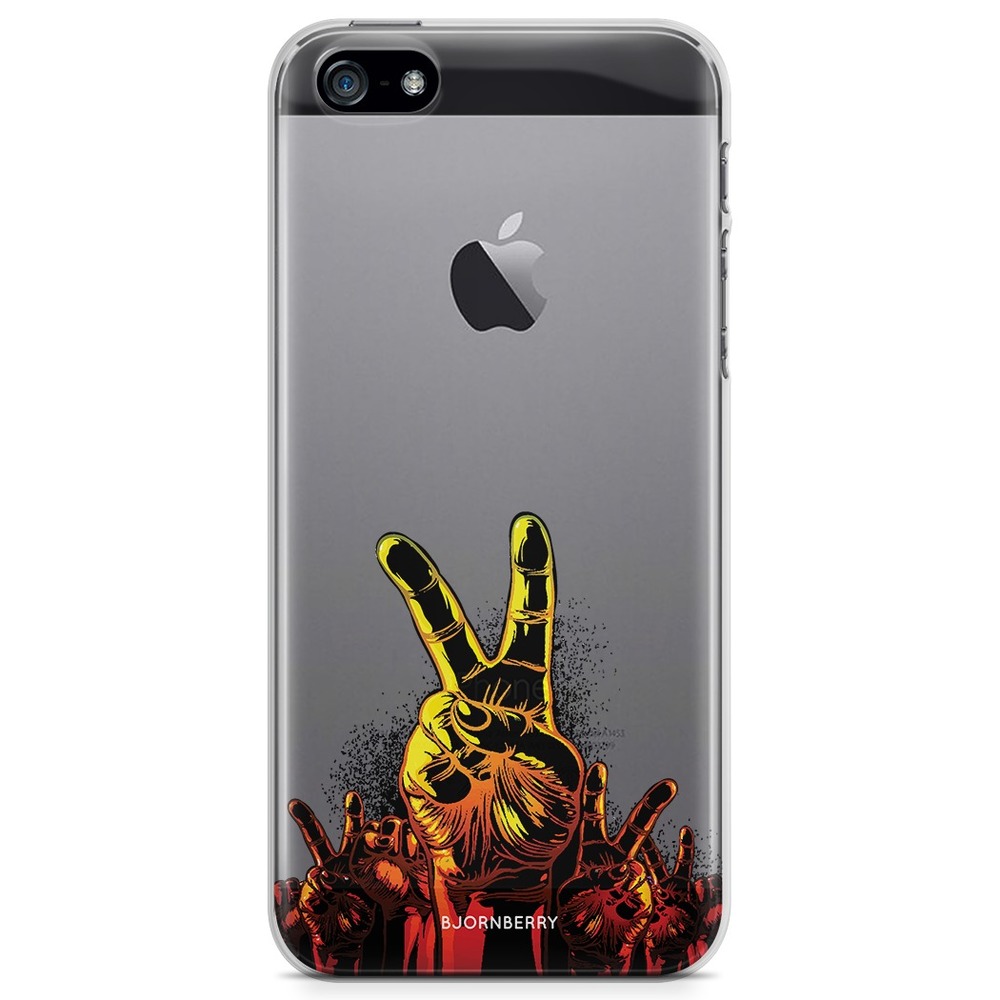 iPhone 5/5S/SE (2016) TPU Case - Peace Hands