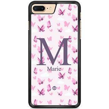 iPhone 7 Plus Custom Skal - AWAKEN - Butterfly Pink