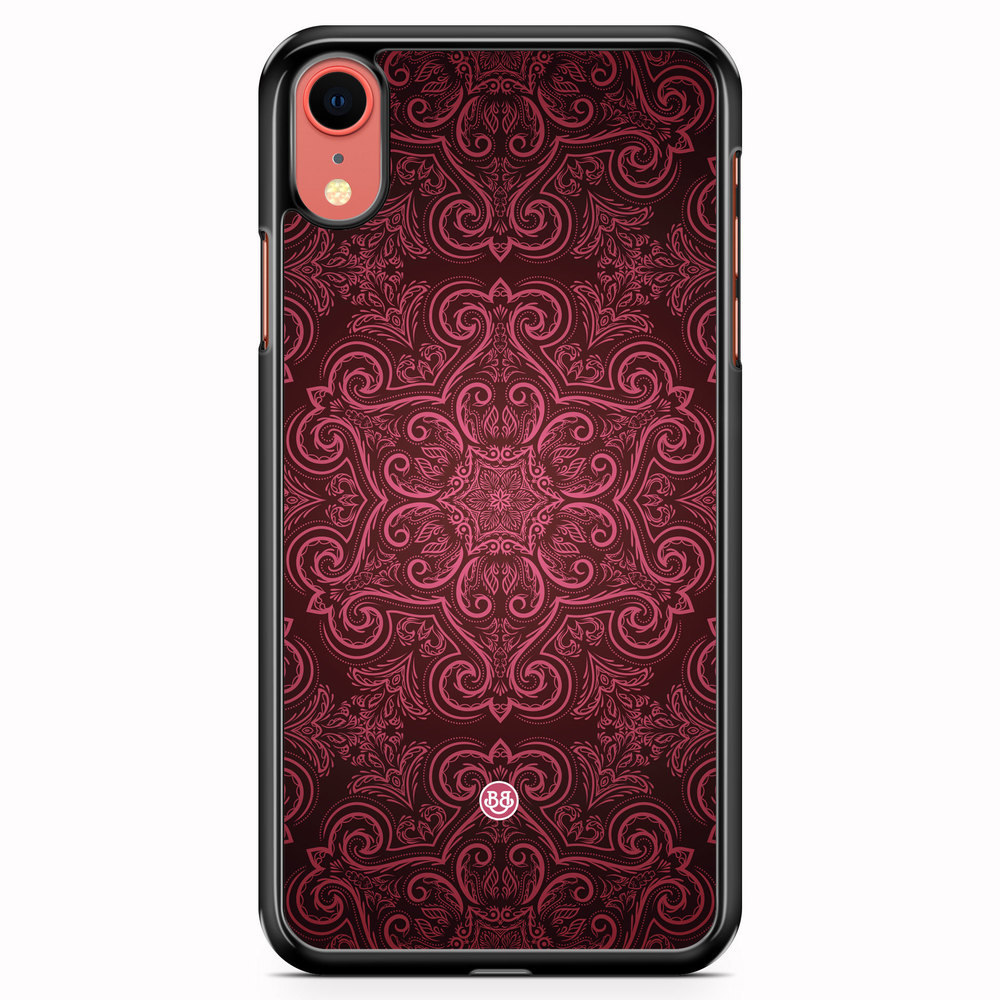 iPhone XR Case - Red Retro Pattern