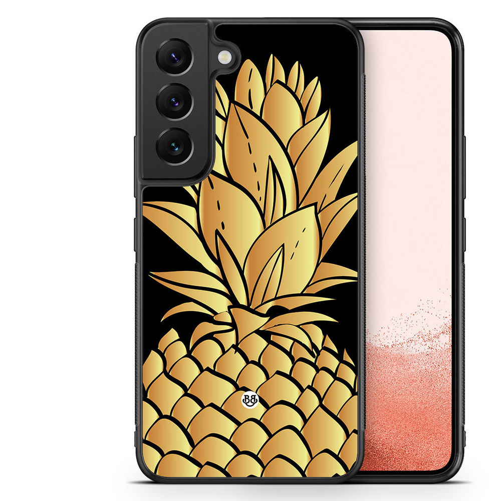 Samsung Galaxy S23 Plus 5G Case - Gold Pineapple