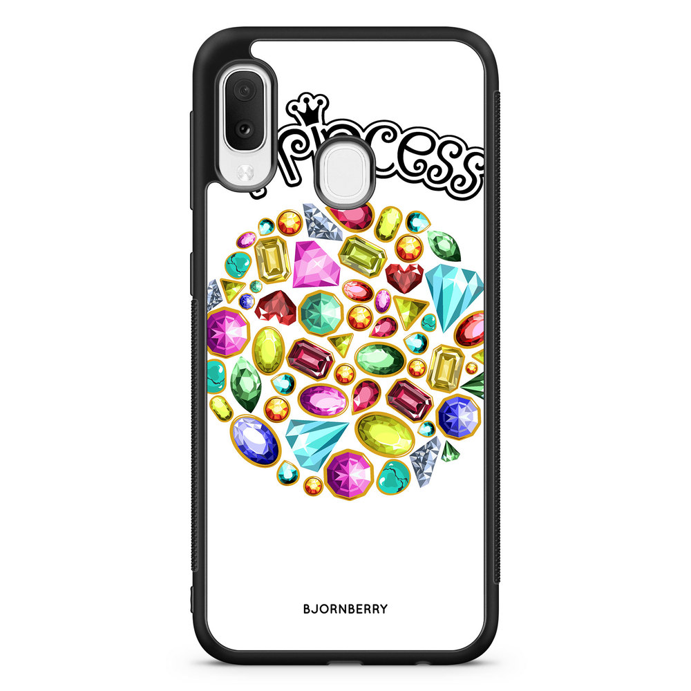 Samsung Galaxy A20e Case - Princess Diamonds