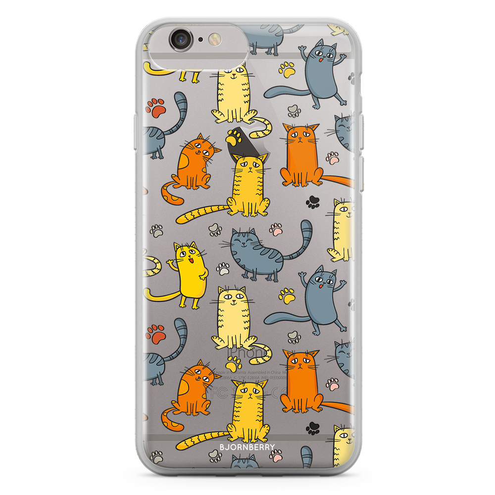 iPhone 6 Plus/6s Plus Fashion Case - Cat pattern
