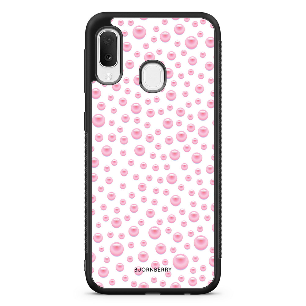 Samsung Galaxy A20e Case - Pink Pearls