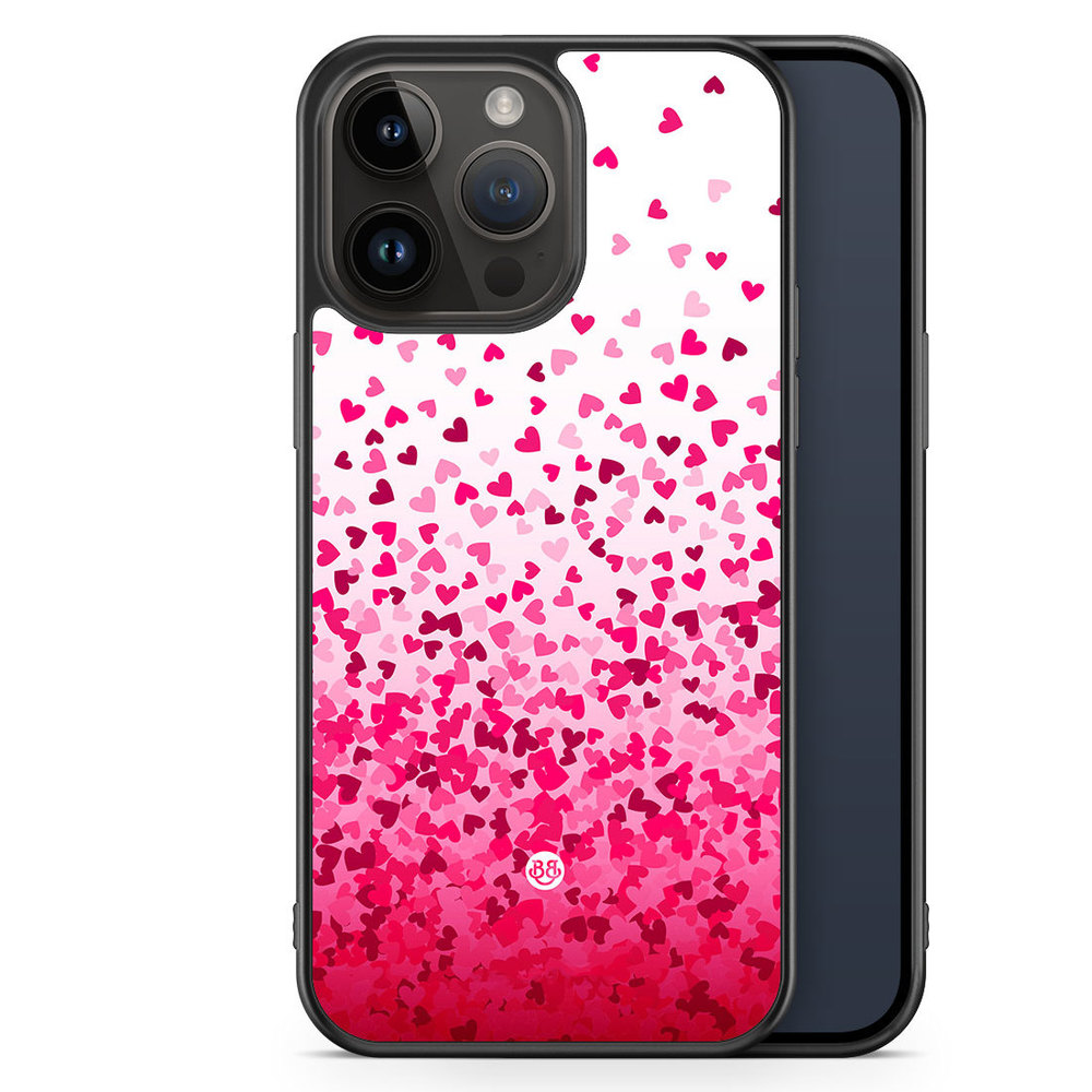 iPhone 14 Pro Max Case - Heart Confetti