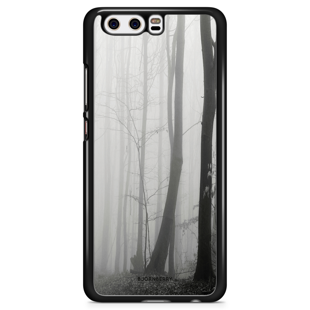 Huawei P10 Plus Case - Black/White Autumn
