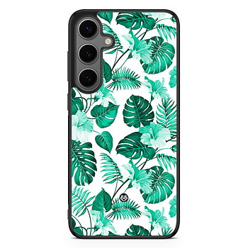 Samsung Galaxy S24 Plus Case - Turquoise Flowers