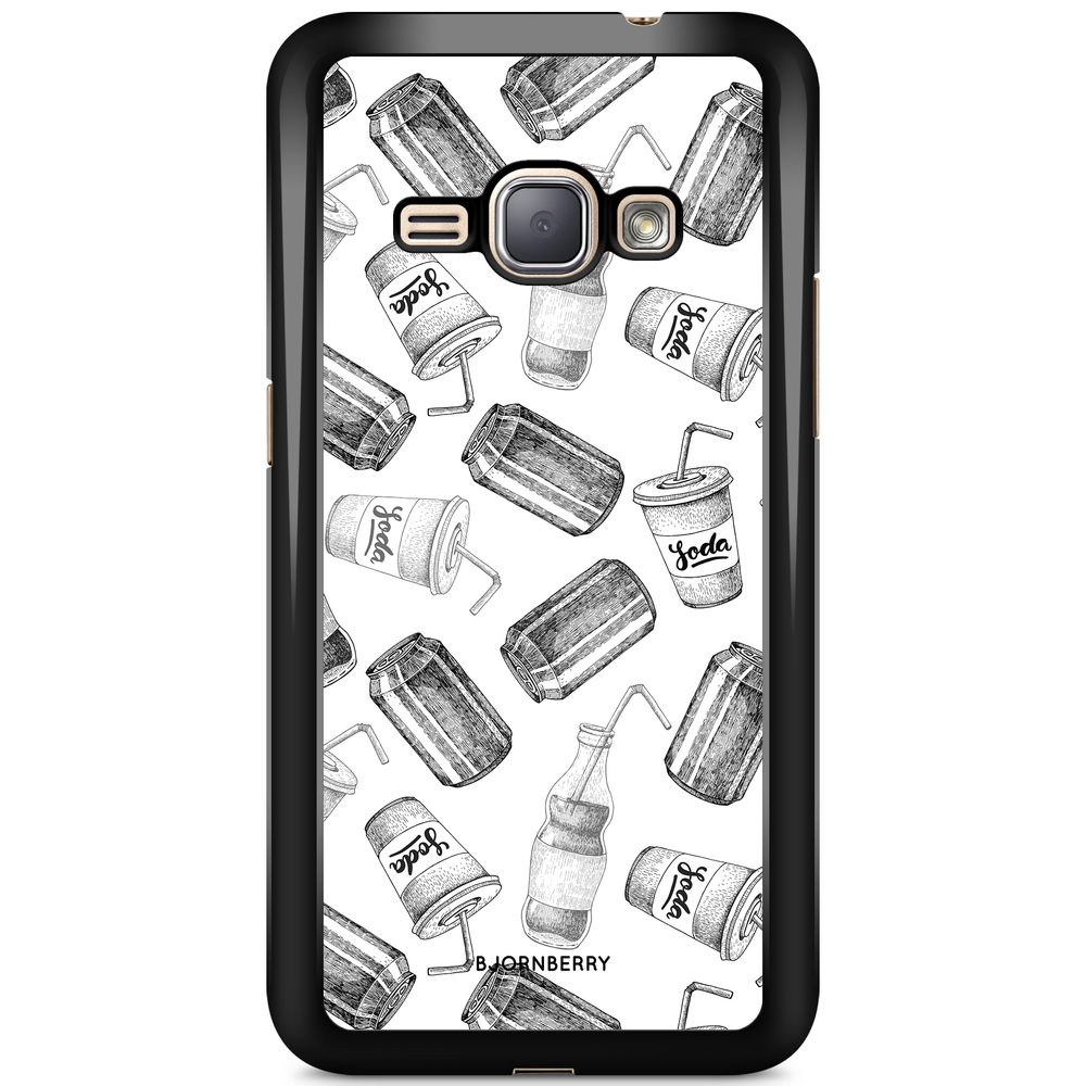Samsung Galaxy J1 (2016) Case - Soda Black & White