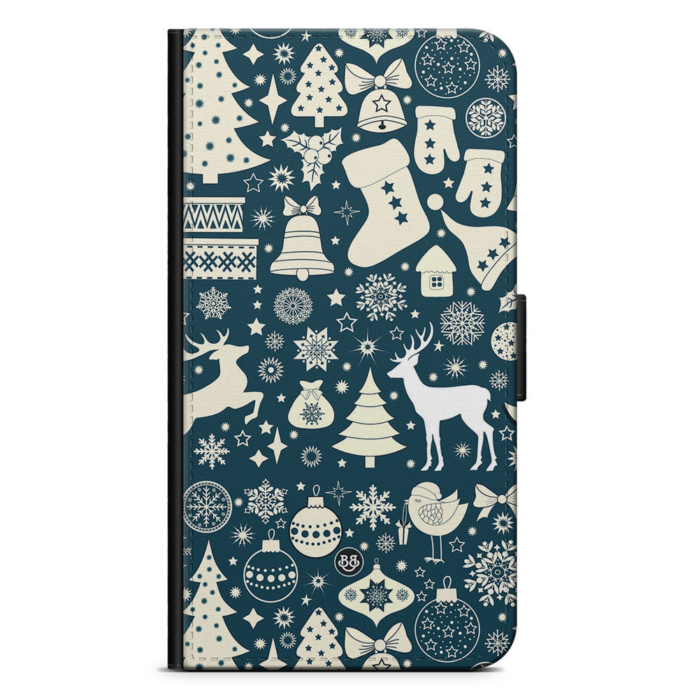 Xiaomi 12 Pro Wallet Case - Reindeers & Spruces