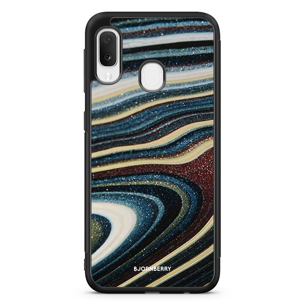 Samsung Galaxy A20e Case - Malachite Pattern