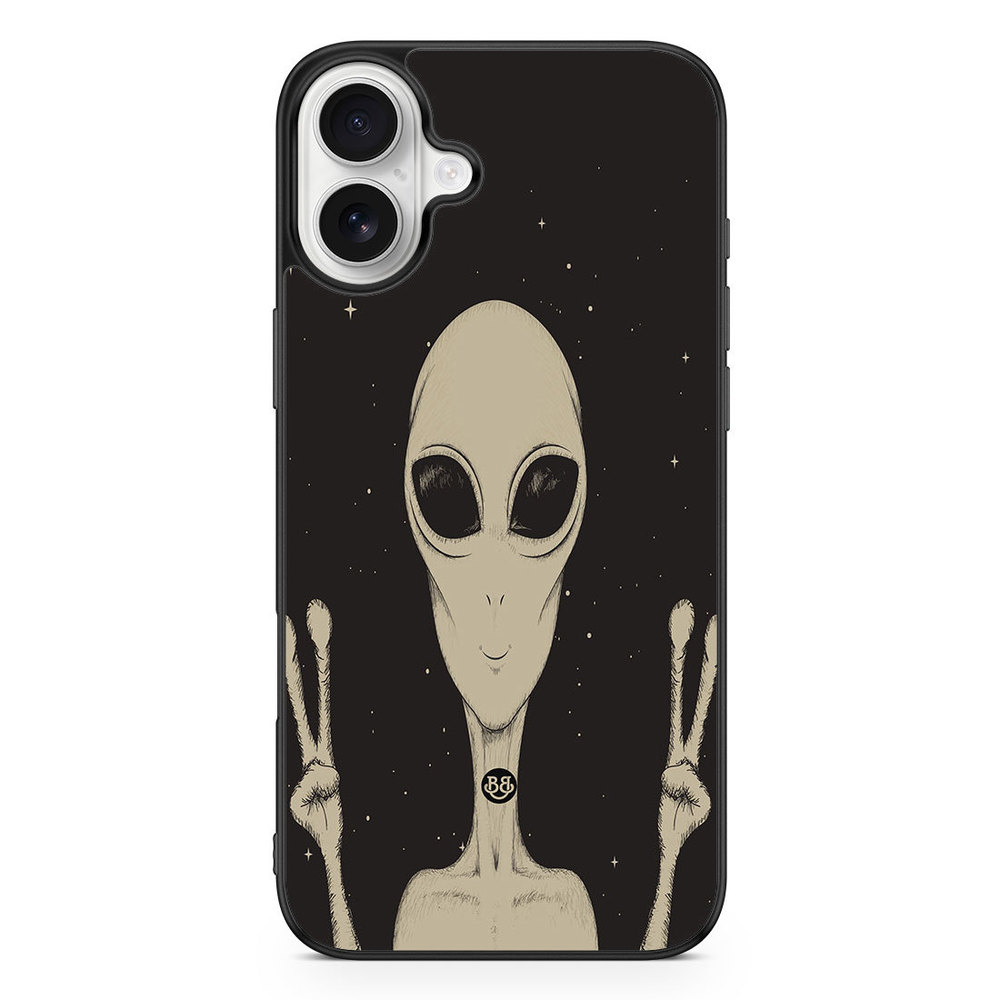 iPhone 16 Plus Case - Peace Alien