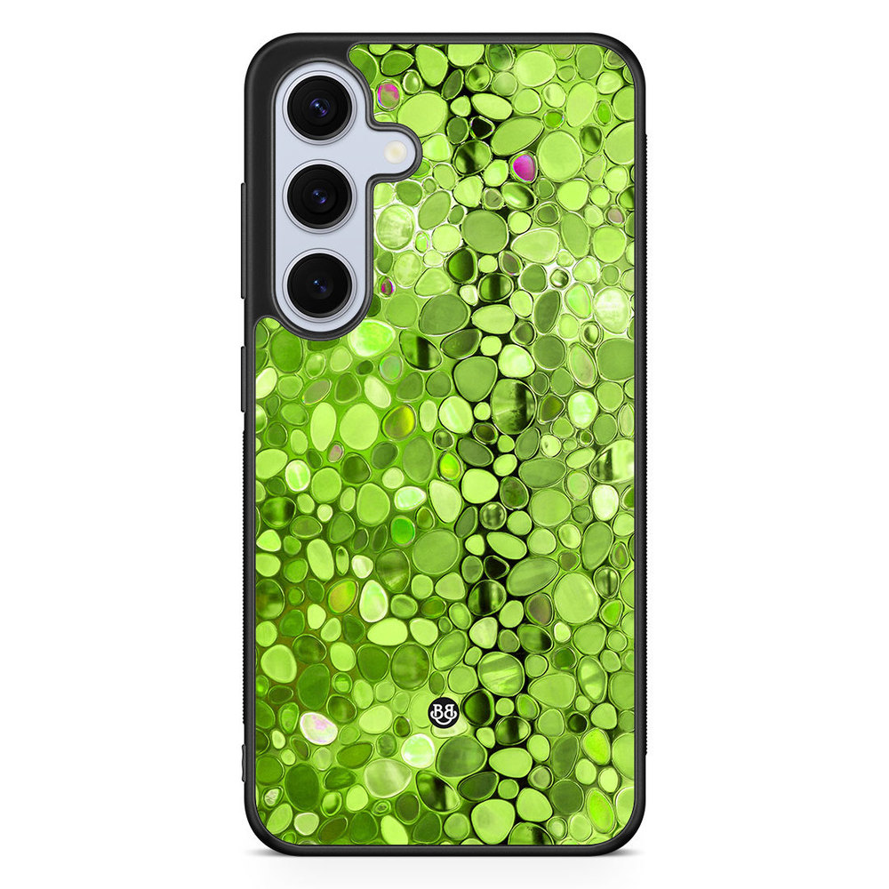 Samsung Galaxy S24 FE Case - Stained Glass Green