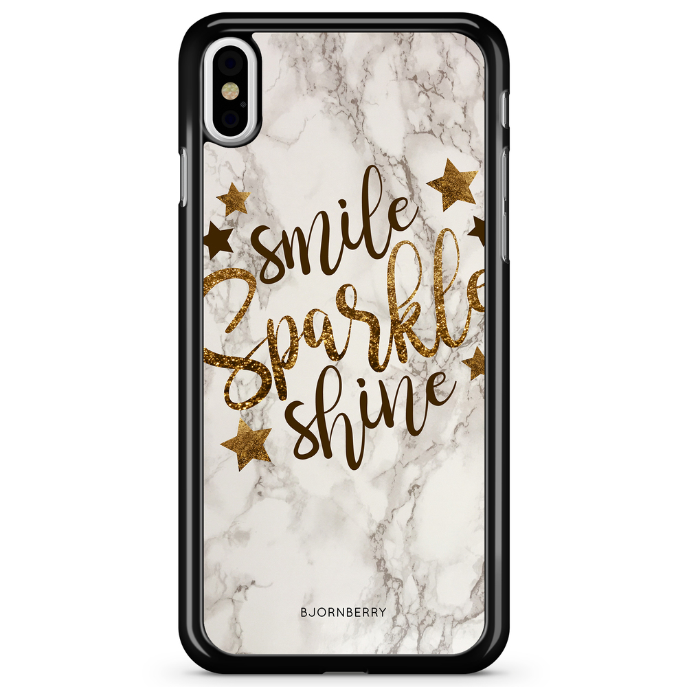 iPhone X / XS Case - Smile,Sparkle,Shine