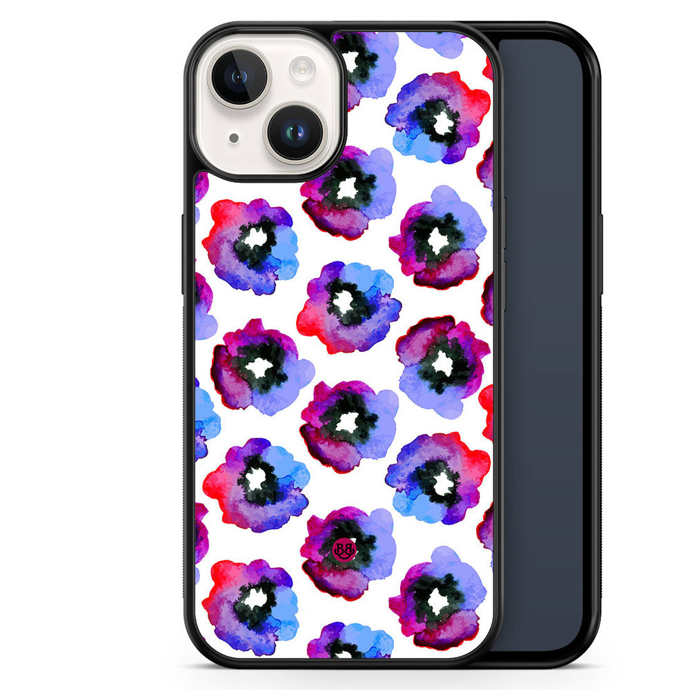 iPhone 14 Case - Violet Flowers