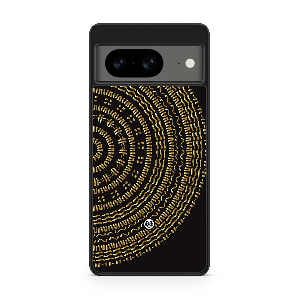 Google Pixel 8 Case - Mandala Gold/Black