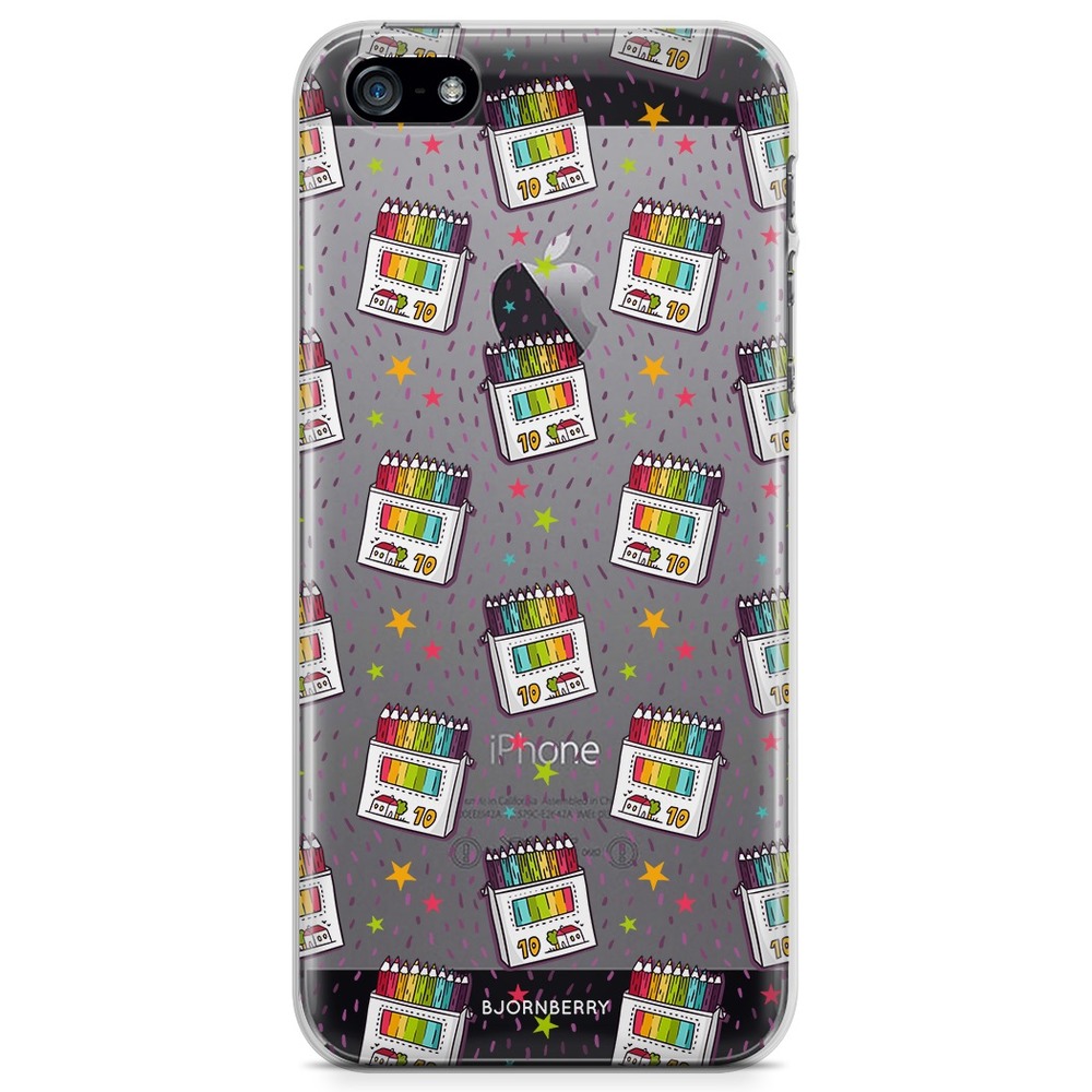 iPhone 5/5S/SE (2016) TPU Case - Pencil Sets