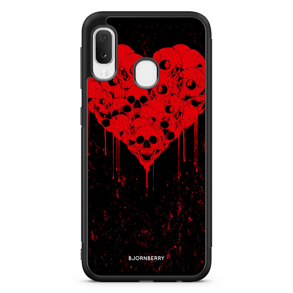 Samsung Galaxy A20e Case - Skull Heart