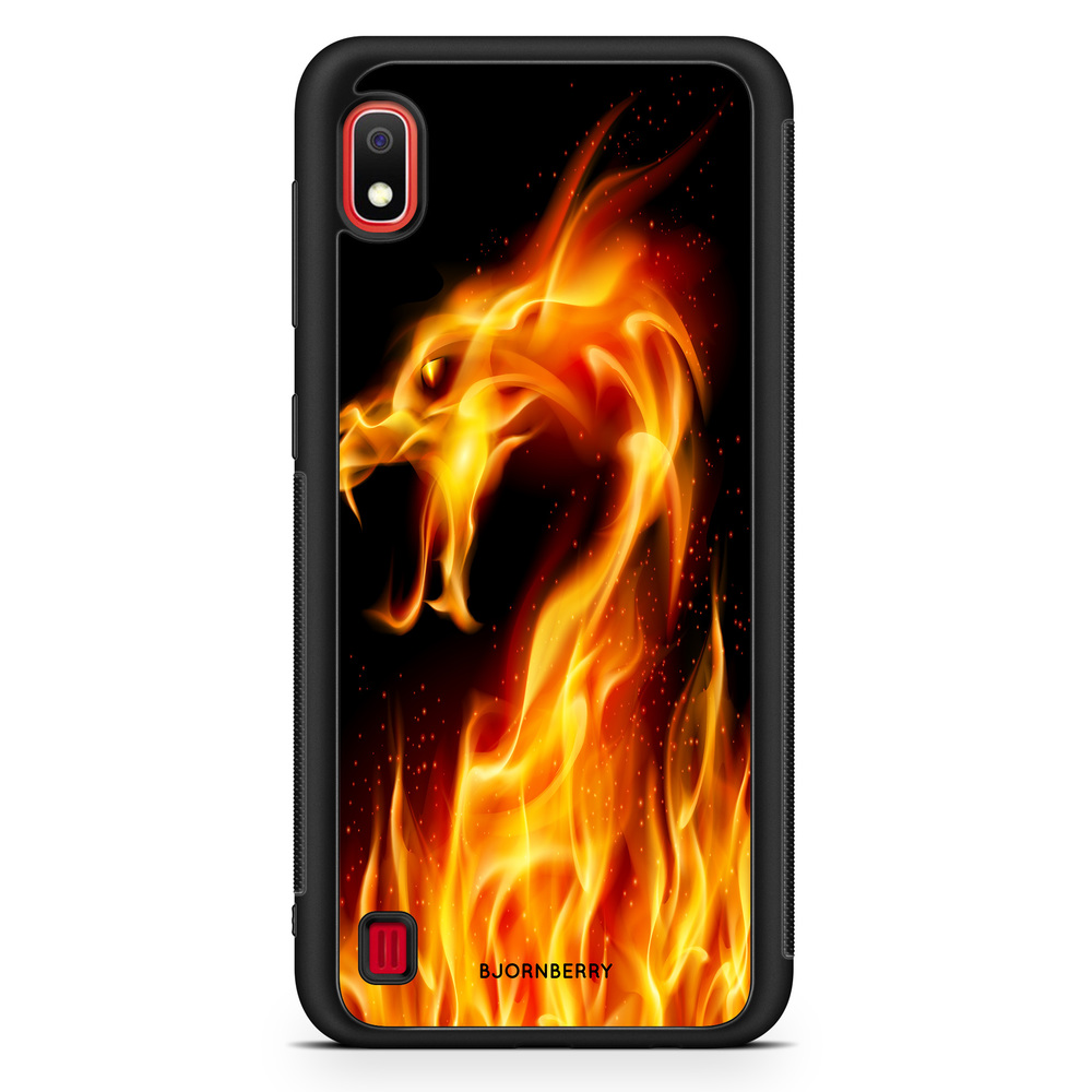 Samsung Galaxy A10 Case - Flames Dragon