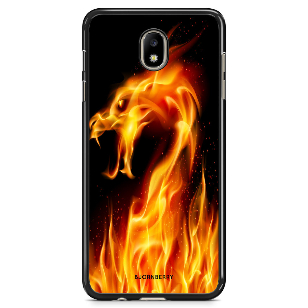 Samsung Galaxy J7 (2017) Case - Flames Dragon