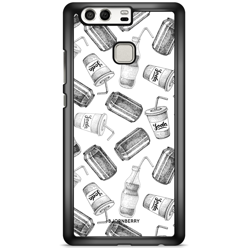 Huawei P9 Plus Case - Soda Black & White
