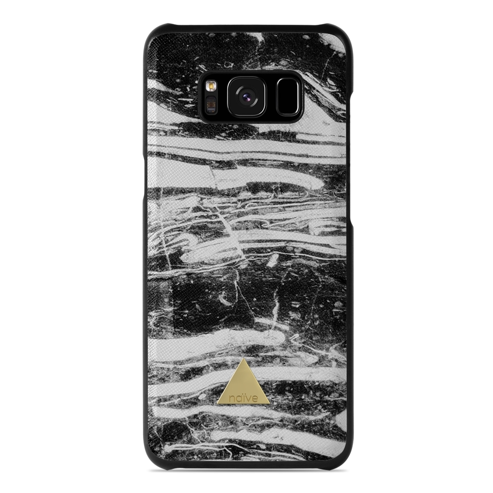 Naive Samsung Galaxy S8 Case - Black Storm