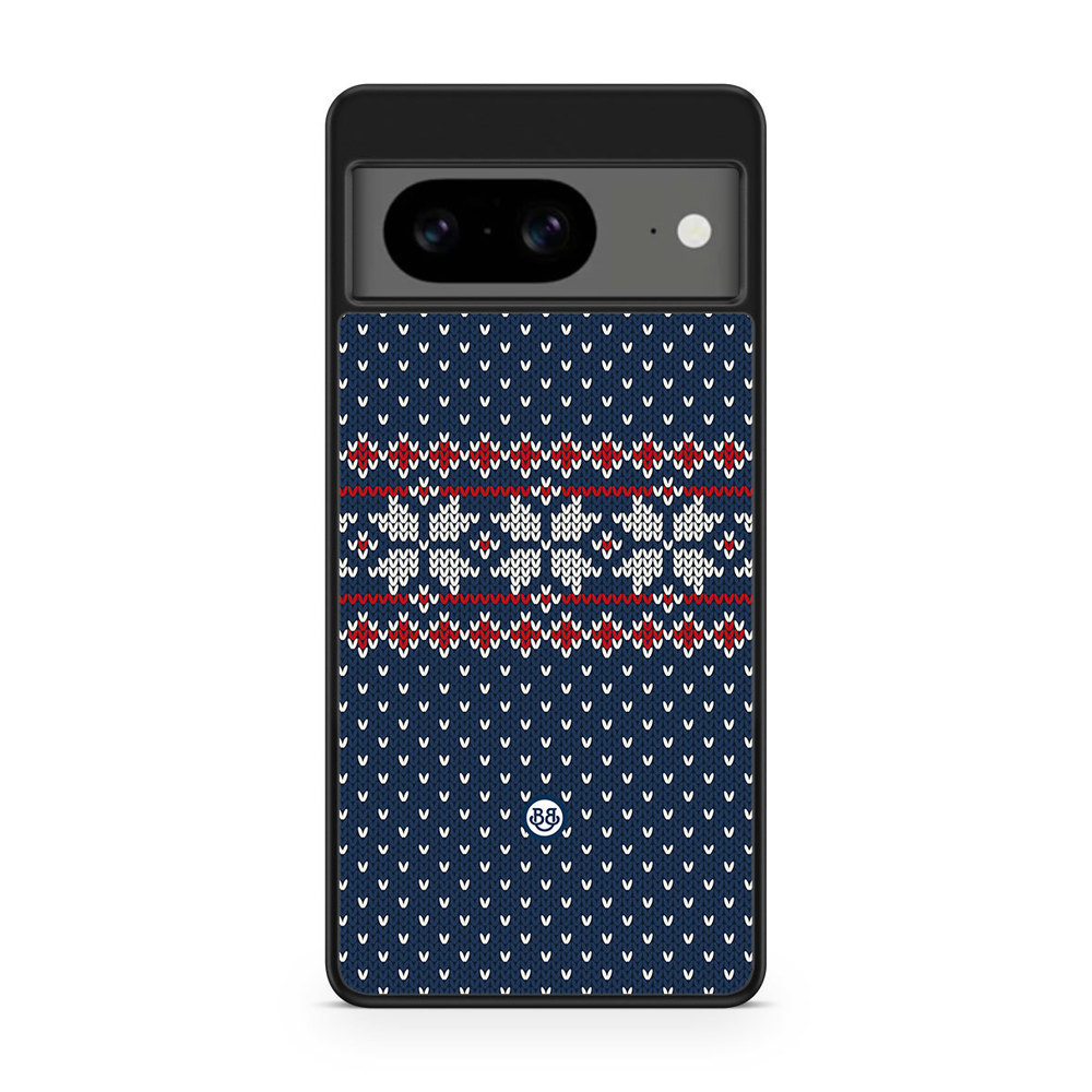 Google Pixel 8 Case - Knitted Xmas