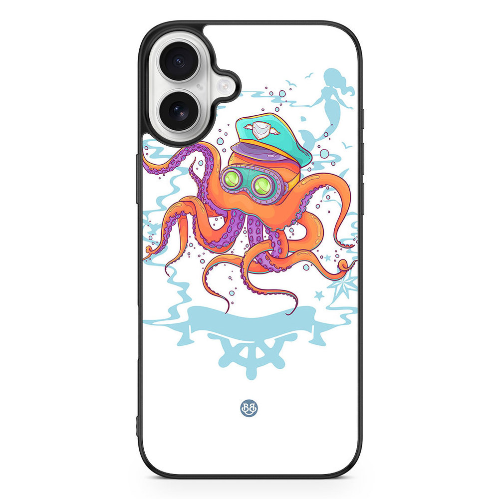iPhone 16 Plus Case - Captain Octopus