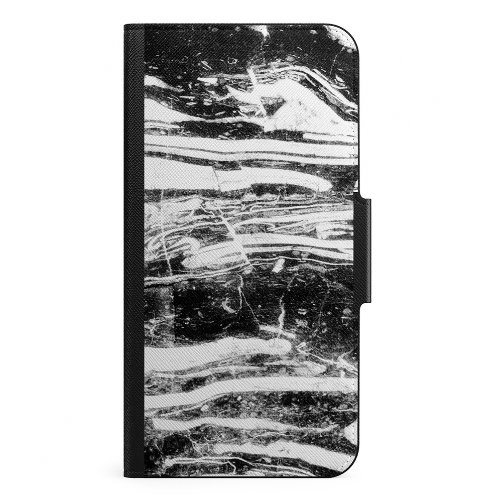 Naive Samsung Galaxy S21 Plus Wallet Case- Black Storm