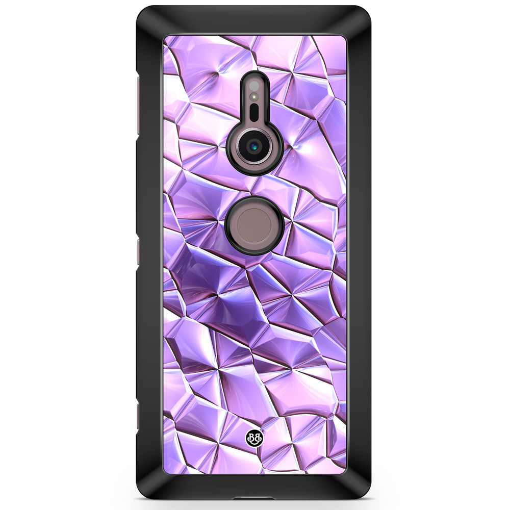 Sony Xperia XZ2 Case  - Purple Crystal