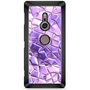 Sony Xperia XZ2 Skal - Purple Crystal