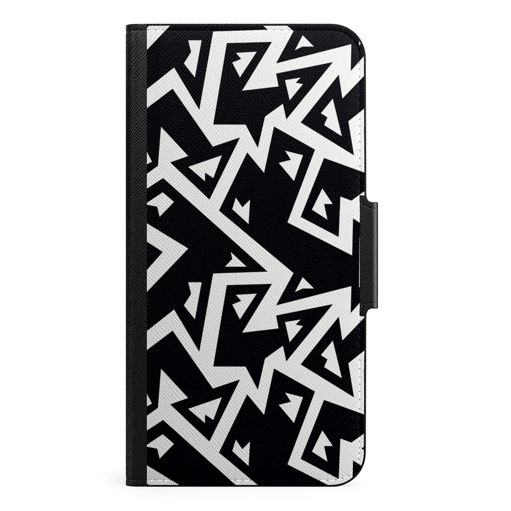 Naive Samsung Galaxy S21 Plus Wallet Case- Monochrome