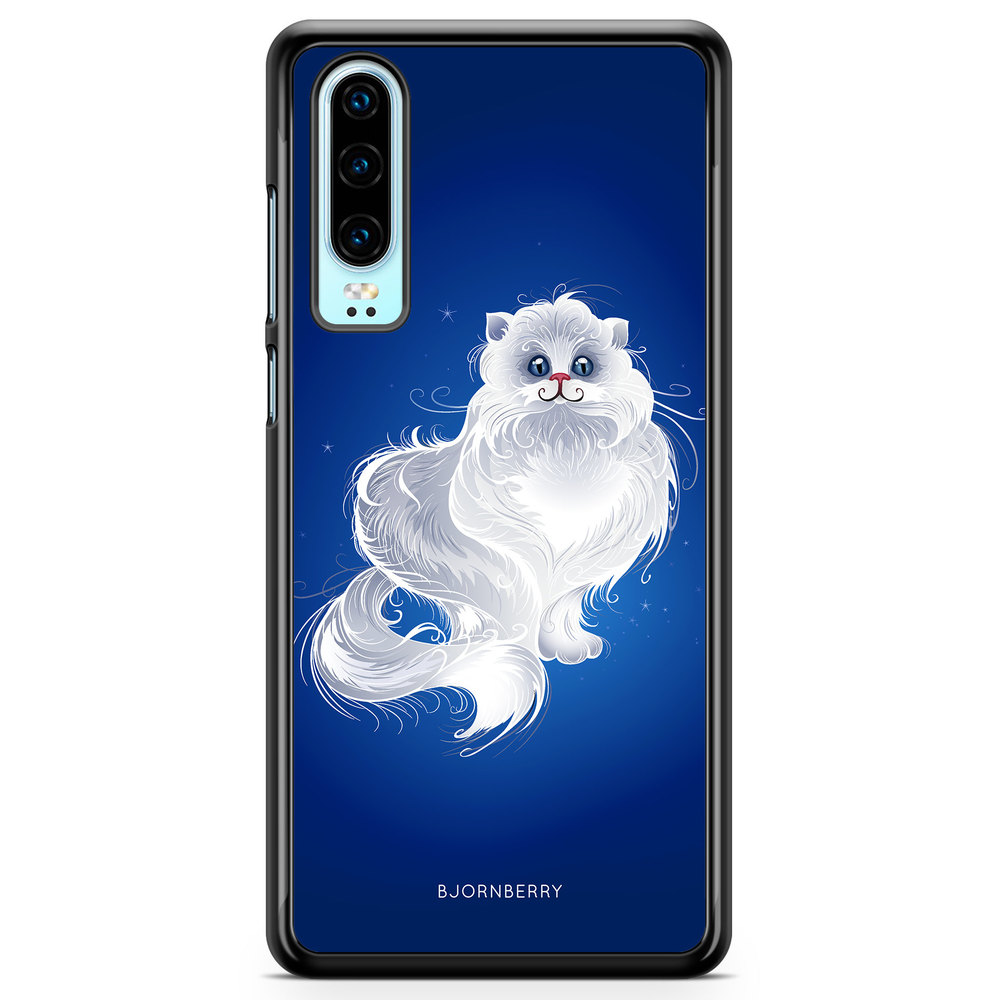 Huawei P30 Case - White Cat