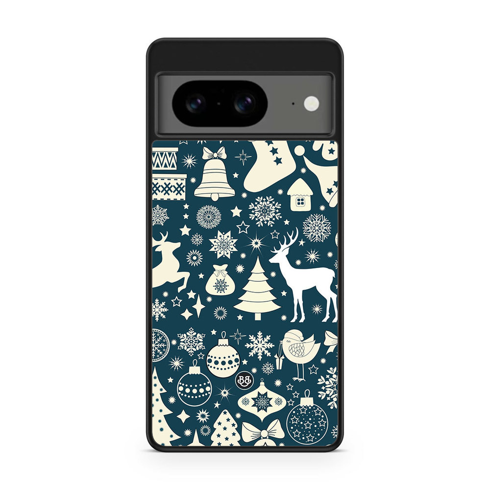 Google Pixel 8 Case - Reindeers & Spruces