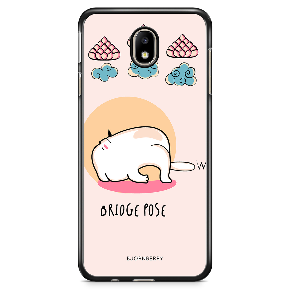 Samsung Galaxy J3 (2017) Case - Yoga Cat Bridge Pose
