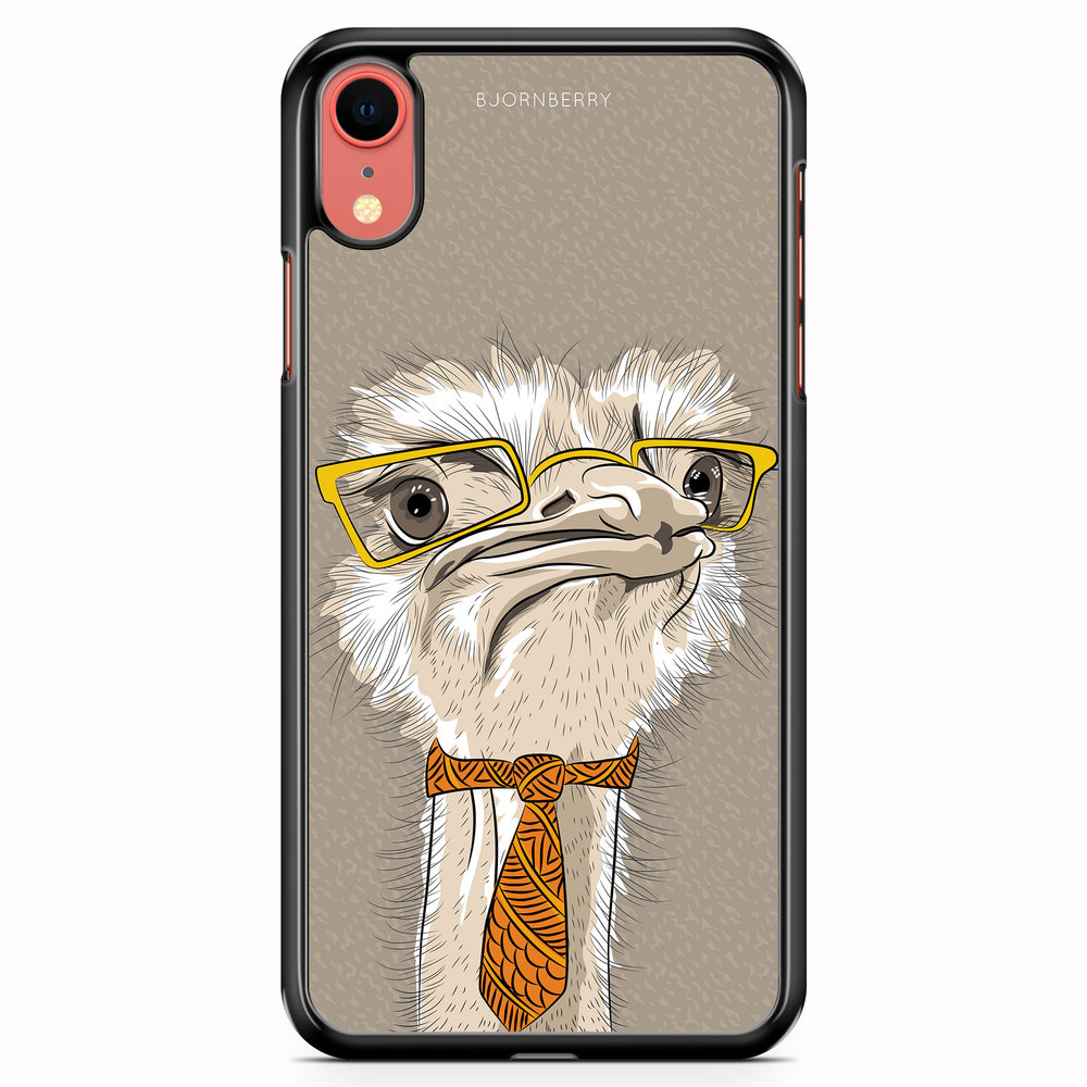 iPhone XR Case - Hipster Ostrich