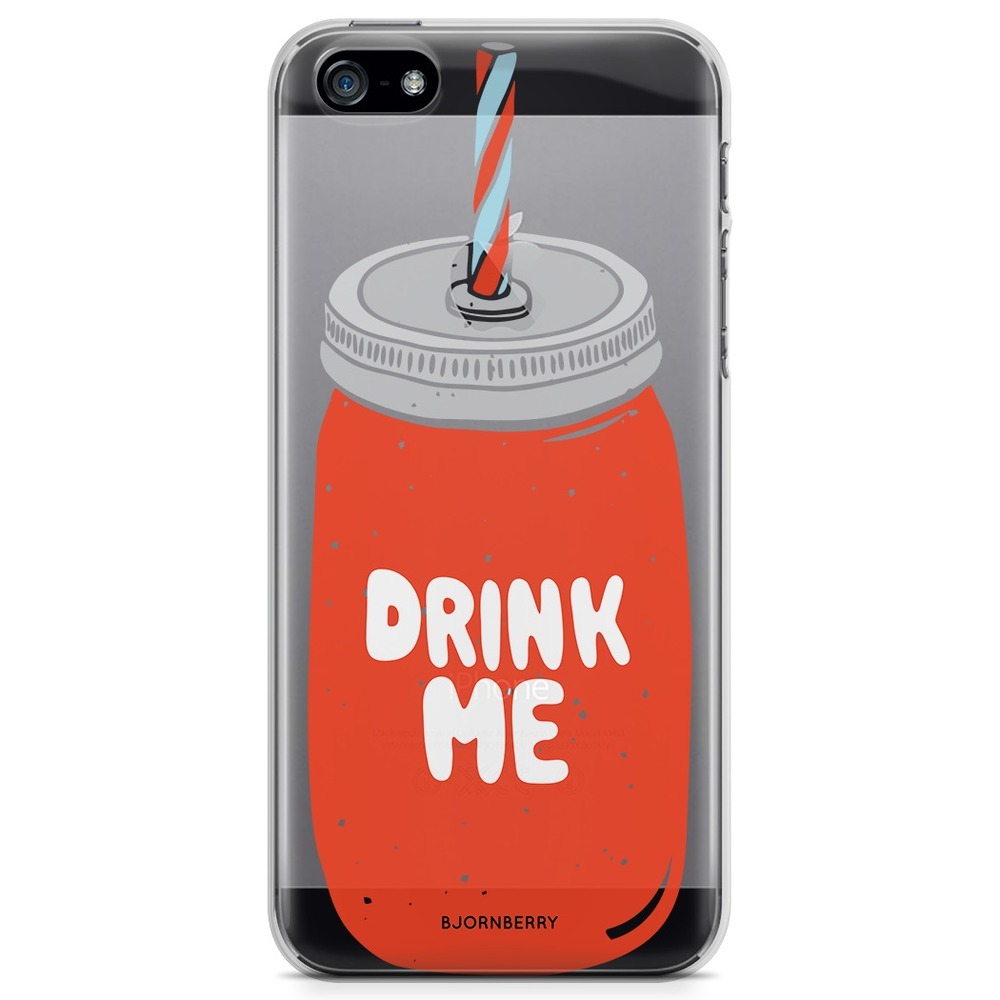 iPhone 5/5S/SE (2016) TPU Case - Drink Me