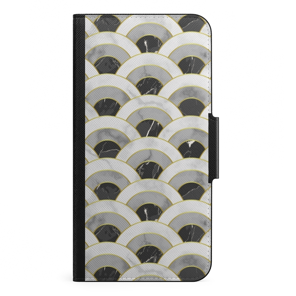 Naive Samsung Galaxy S21 Plus Wallet Case- Marble Wave