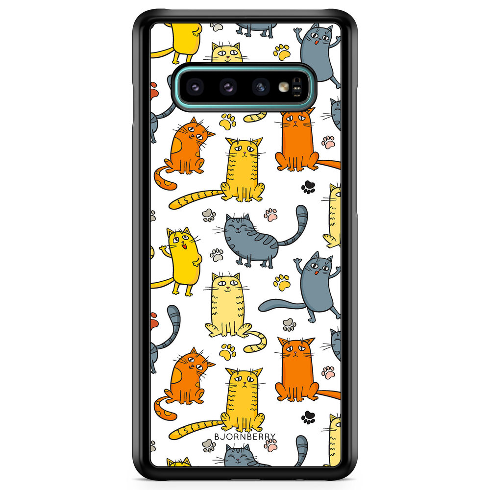 Samsung Galaxy S10 Plus Case - Cat Pattern