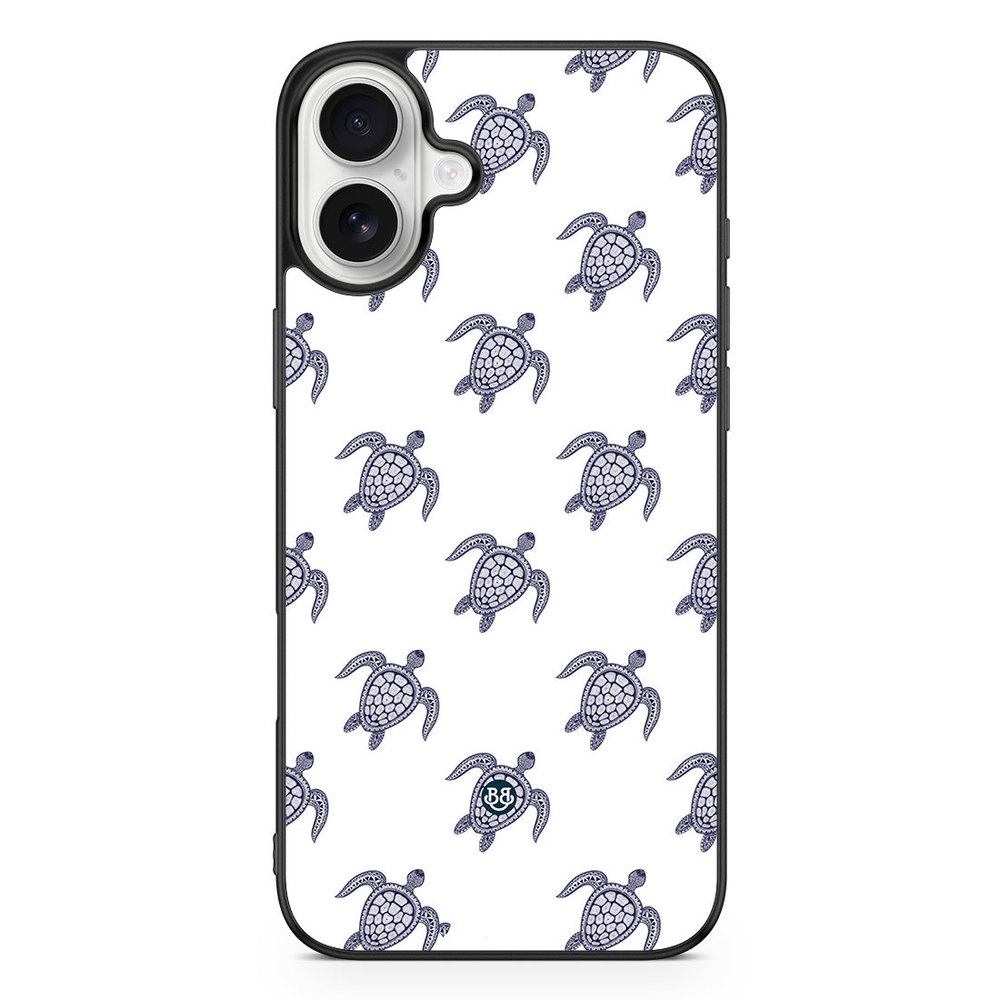 iPhone 16 Plus Case - Blue Turtles