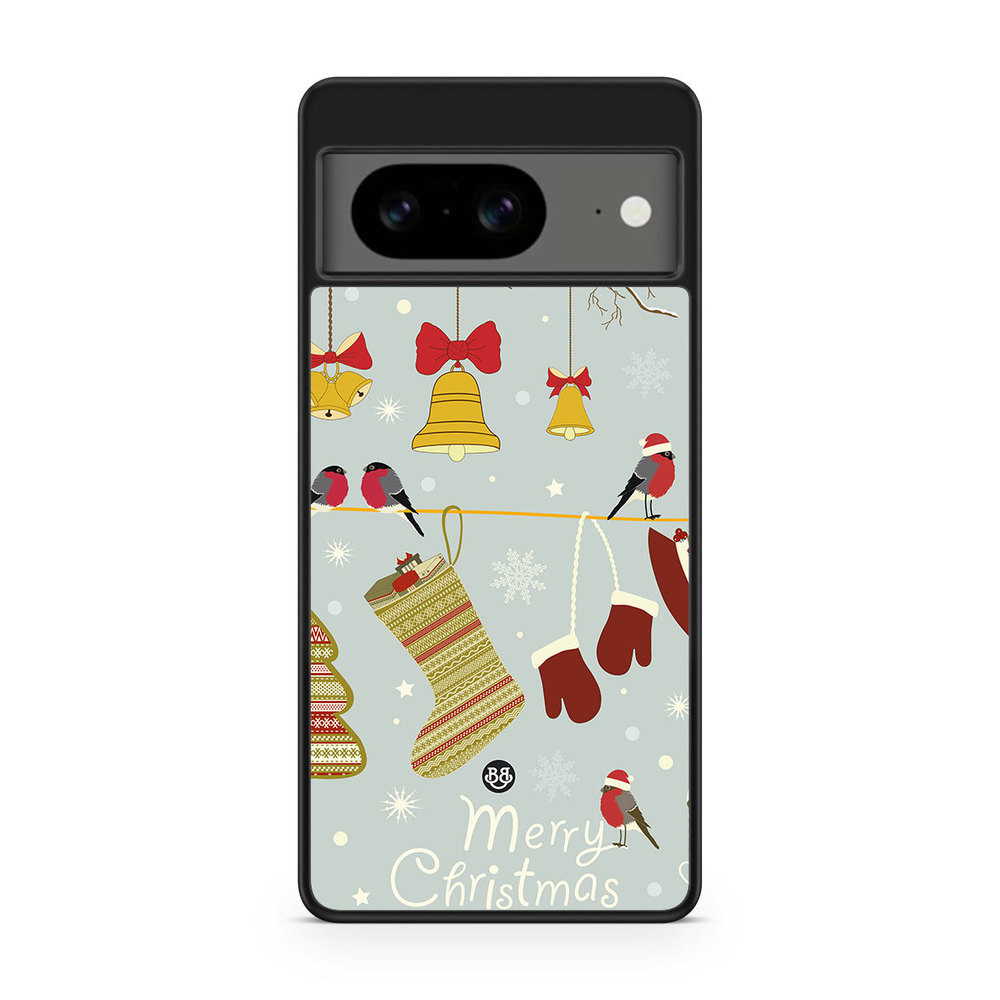 Google Pixel 8 Case - Christmas Owls