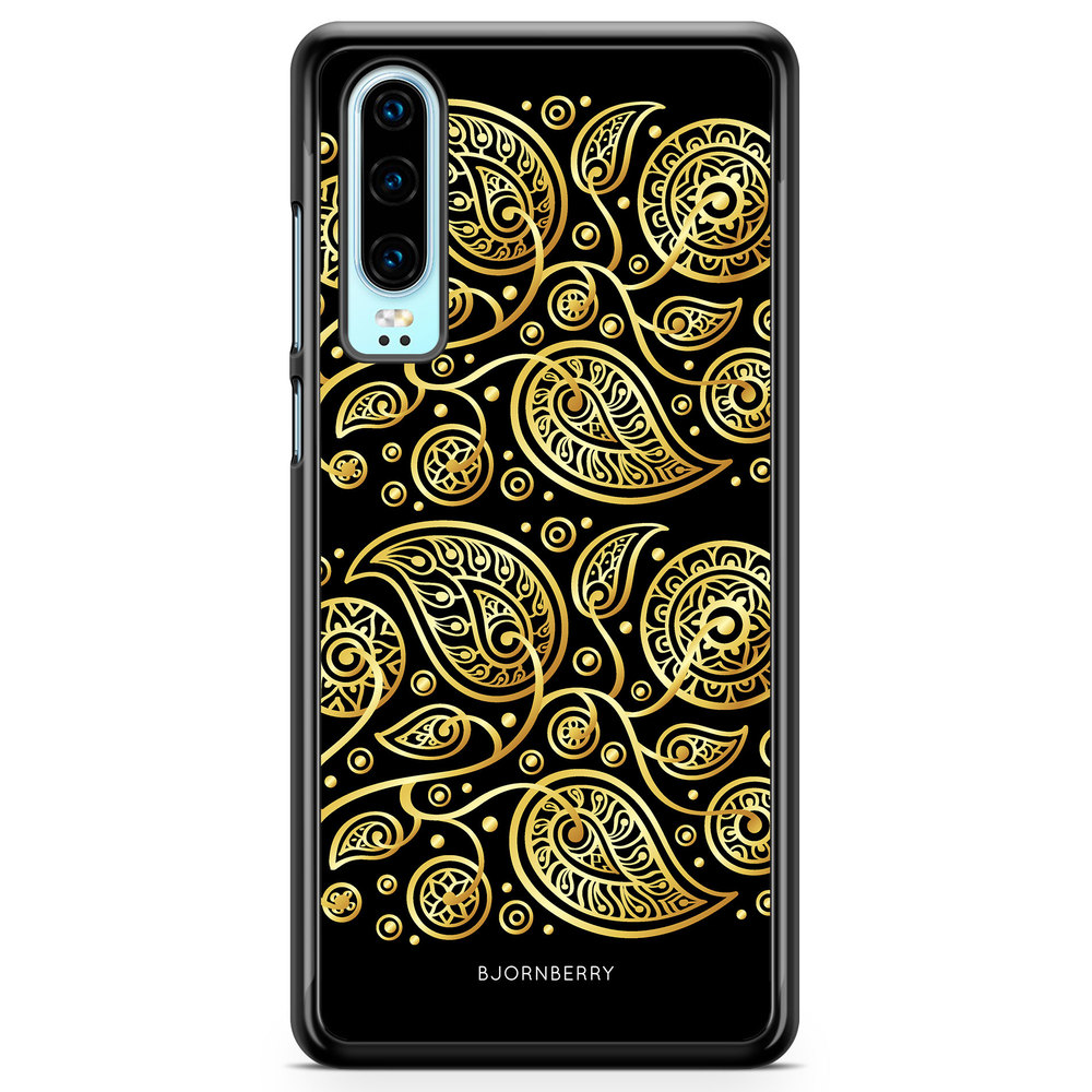 Huawei P30 Case - Gold Flowers