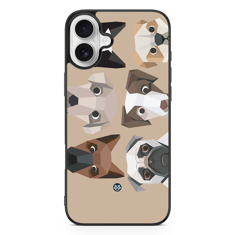 iPhone 16 Plus Case - Cute Dogs
