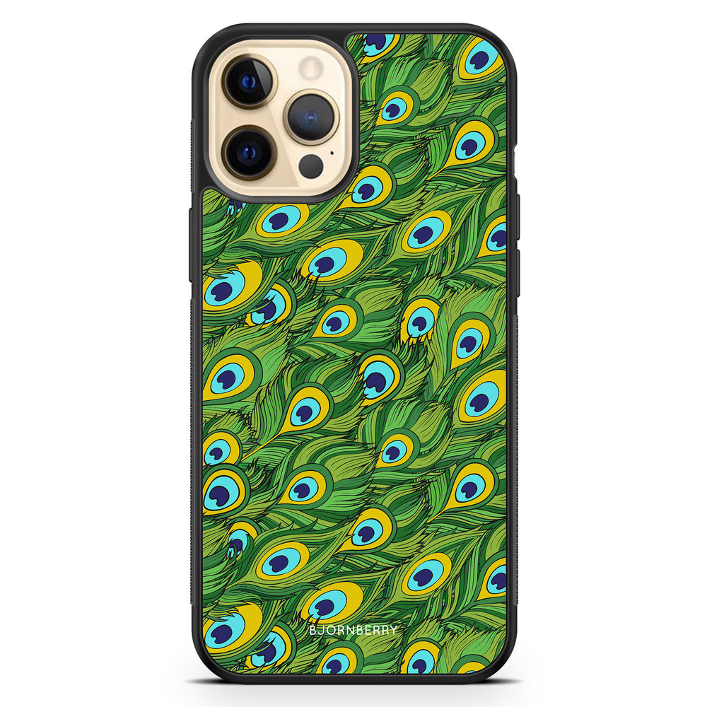 iPhone 12 Pro Max Case - Peacock Pattern