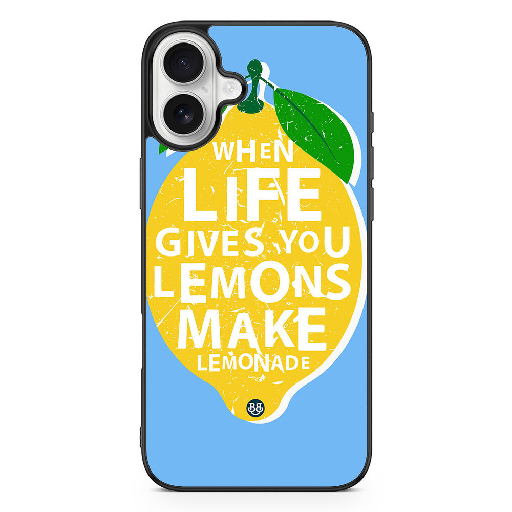 iPhone 16 Plus Case - Lemon Quote
