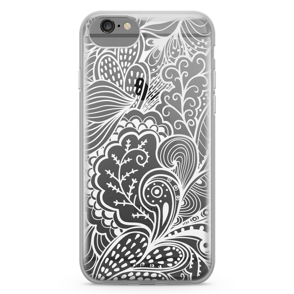 iPhone 6/6s Fashion Case - White Flowers