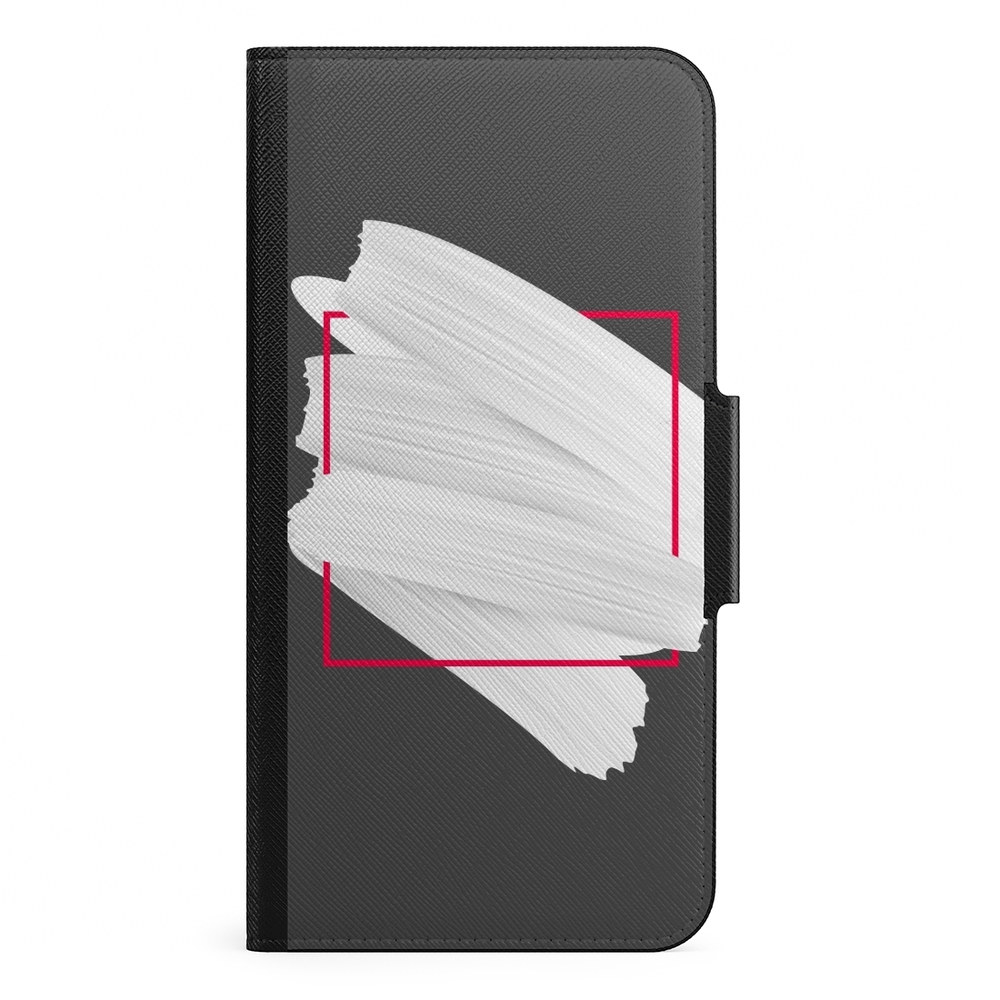 Naive Samsung Galaxy S21 Plus Wallet Case- White Brush