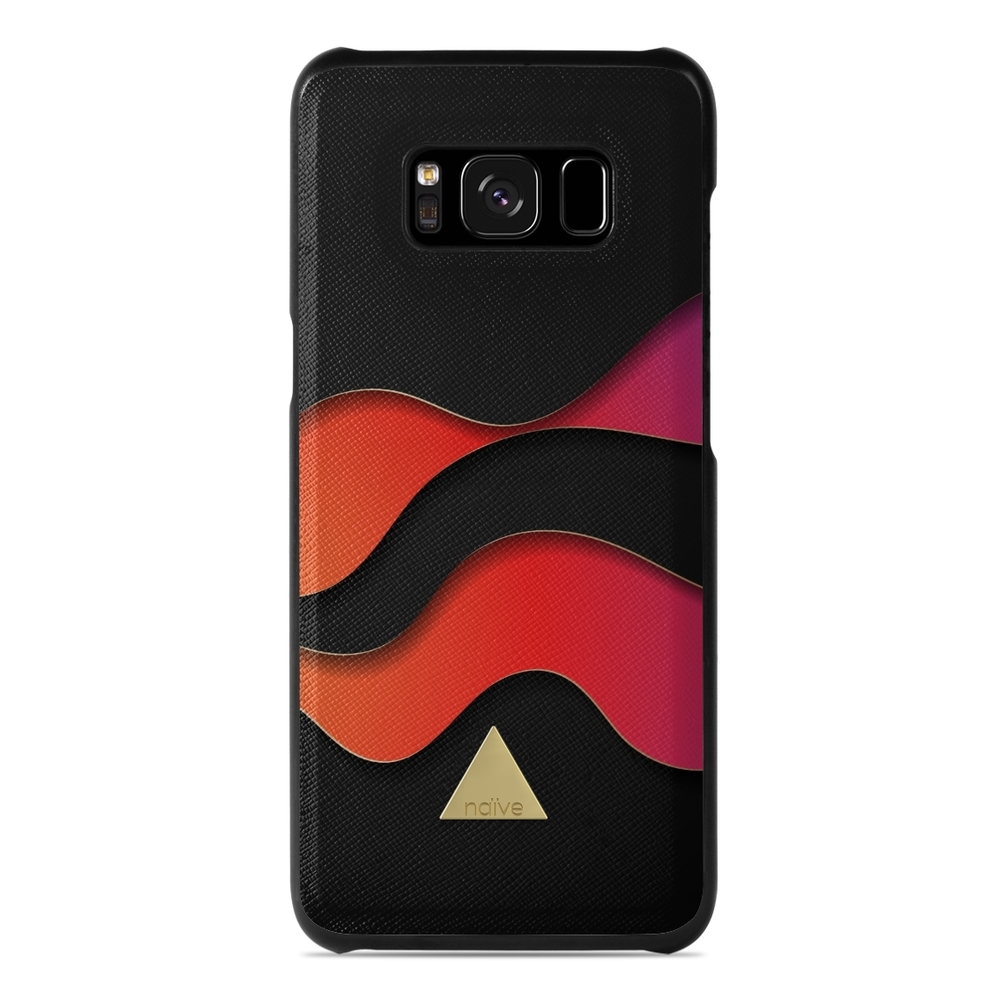 Naive Samsung Galaxy S8 Case - Neon Waves